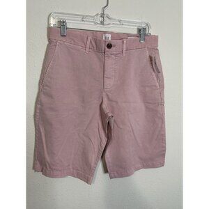 GAP Women’s 29 Pink Chino Shorts 12” Inseam Classic Tailored Fit